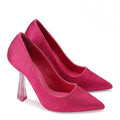 Electric Fuchsia Crystal Pump