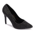 High Heel Midnight Crystal Stiletto