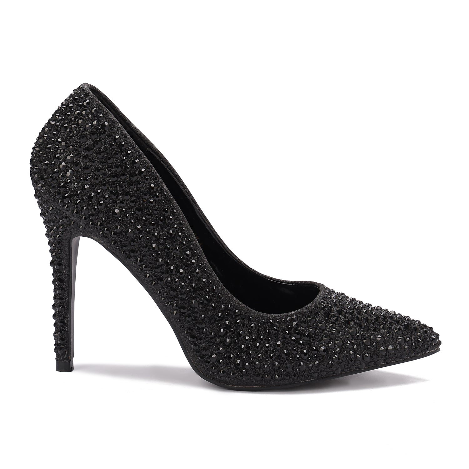 High Heel Midnight Crystal Stiletto