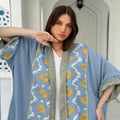 Heritage Print Open Abaya