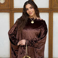 Sultan’s Rose Velvet Kaftan