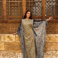 Imperial Gilded Grey Kaftan