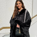 Velvet Embroidered Abaya